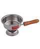 Hazel Dhoop Dani with Handle | Stainless Steel Dhup Dani for Puja | Camphor Diffuser Burner Kapur Dani for Pooja | Incense Loban Dhoop Burner (11 X 6.5 cm)