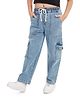 Olele Cotton Denim Solid Jeans - Blue