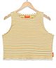 Olele Cotton Striped Crop Top - Yellow
