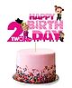 Zyozi Boss Baby Cake Topper for Girl, Two Cake Topper, Second Birthday Cake Topper