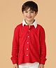 Tales & Stories Cotton Woven Full Sleeves Pleated Striped Shirt - Red