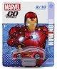 Marvel GO Pull-Back Iron Man Rapid Racer Wave 1& 2 Single Car - Red