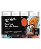 Mont Marte Acrylic Pouring  Sets 4 X 60 ml Symphony