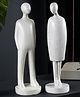 The Artment Refined Presence : The Art of Minimal Expression | Artifacts for Home Decor, Living Room, Showpiece - White (Pack of 2)