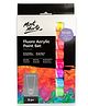 Mont Marte Fluoro Acrylic Paint Set of 8pc x 36ml