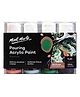 Mont Marte Acrylic Pouring  Sets 4 X 60 ml Rainforce