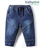 Babyoye Cotton Woven Full Length Cut & Sew Jeans - Blue