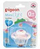 Pigeon Minilight Soother Size Small Bird Print - Pink