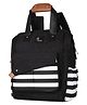 R for Rabbit Caramello Delight Stylish Diaper Bag Backpack for Mothers for Travel, Large Capacity Multifunction Waterproof Maternity Mother Bag for New Born Baby Mom (Black Stripes)