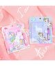 Paper Moon Unicorn Mini Pocket Diary With Pen Set, Writing Book For Kids, Cartoon Stationery Set,  Birthday Return Gift - Assorted Designs