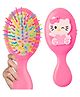 Paper Moon Cute Kitty Oval Hair Brush Comb Anti-Knot Massage Hair Comb with Soft Bristles for Kids, 1pc - ColorMay Vary
