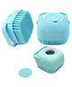 Paper Moon Mini Bath Brush Body and Scalp Scrubber with Soap Dispenser Brush, Silicone Exfoliating Bristles for Bathing, 1pc - Color May Vary