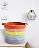 Mi Arcus Multipurpose Color Block Storage Basket/Organizer for Kids' Small Items  Multicolor (30x38 cm)  Nursery Decor