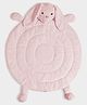 Mi Arcus Bunny-Shaped Kids Play Mat  Anti-Skid Design with 3D Bunny Face, Hands & Legs, Pink, Suitable for Ages 0-4 Years, Size: 130 cm x 95 cm.