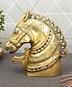 Bamboo Tree Jewels- Horse Head Brass Table top Gold & Black