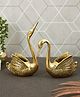 Bamboo Tree Jewels- Duck Pen Brass Holder Set Table Top Gold & Black