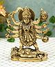 Bamboo Tree Jewels- Kali Mata Many Hands Brass Idol Gold & Black