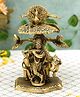 Bamboo Tree Jewels- Krishna With Kadamba Tree Brass Idol Gold & Black