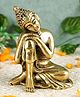 Bamboo Tree Jewels- Thinking Buddha Brass Idol Gold & Black