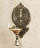 Bamboo Tree Jewels- Wall Hanging Diya with Bell Gold & Black