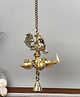 Bamboo Tree Jewels- Bird Pancham Diya With Bell Gold & Black