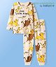 Babyoye Disney Single Jersey Knit Full Sleeves The Lion King Printed Night Suit - Peach