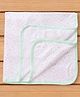 OHMS Interlock Knit Wrappers with Star Print L 75 x W 75 cm - White