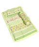 Baby 3 Piece Bedding Set Bunny & Bear Print - Green