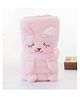 VOIDROP Super Soft Plush Baby Blanket with Cute Animal Face Design  Pink, Cozy & Warm for Infants & Toddlers