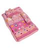 3 Piece Baby Bedding Set Kitty Print - Pink