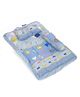3 Piece Baby Bedding Set Kitty Print - Blue