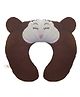 Ultra Neck Pillow Cat Design - Brown 