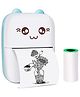 AKN TOYS Mini Sticker Printer, Mini Pocket Printer with 13 Rolls Thermal Paper, Mini Thermal Pocket Printer, iOS Android APP  (Color May Vary)
