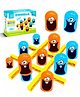 AKN TOYS Tic tac gobble game, , tic tac-toe game, , surprise tic tac toe, blue orange gobble game, board game indoor game family game classic game - PACK OF 1 -  (Color May Vary)