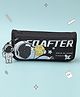 Space Theme Pencil Pouch - Black