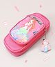Pencil Pouch with Mermaid Print - Pink
