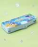 ZOE Pencil Box with Space Theme Print - Light Blue