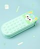 Kitty Shape Pencil Box with Pop It Applique - Green