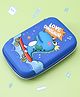 Dino Theme Pencil Pouch - Blue