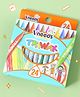 ZOE Triwax Color Crayon Pack of 24 - Multicolor