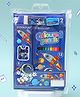 Space Theme Colour Pencil & Stationary Set - Blue