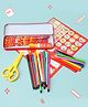 ZOE Burger Theme Stationery Set - Red
