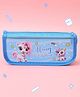 ZOE Pencil Pouch with Unicorn Print - Light Blue