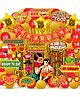 Wobbox Shubh Annaprashan Decoration Items Set which Includes Baby annaprashan Ceremony Props, Subh Annaprashan Banner, Rice Ceremony Decorations Items-(Pack of 62)