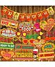 Wobbox Shubh Annaprashan Decoration Items Set which Includes Baby annaprashan Ceremony Props, Subh Annaprashan Banner, Rice Light Decoration, Rice Ceremony Decorations Items-(Pack of 29)