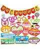 Wobbox Annaprashan Props, Subh Annaprashan Banner, Annaprashan Decoration Kit - Multicolor- (Pack of 23)
