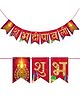 WOBBOX Happy Diwali  Bunting Banner, Diwali Décor Items, Diwali Decoration Item-Mandla Font-(Pack of 1)