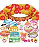 Wobbox Shubh Annaprashan Decoration Items Set which Includes Baby annaprashan Ceremony Props, Subh Annaprashan Banner, Rice Ceremony Decorations Items -(Pack of 54)