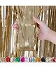 Wobbox Big 3Ft X 6Ft Foil Curtains for Birthday Decoration Items, Backdrop Curtain for Decoration, Party Backdrop Decoration(Matte Gold) (Pack of 1)