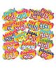 Wobbox All Occasion Colourful Indian Pattern Gujarati Family Photo Booth Party Props DIY Kit, Baby Shower, Wedding Party Props for Family (Pack of 18 Pcs)